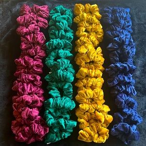 Bulk lot/ handmade hair scrunchies